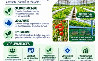 FORMATION PROFESSIONNELLE EN AGRICULTURE HORS-SOL ET AQUAPONIE
